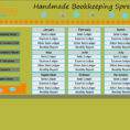 How To Setup A Spreadsheet For Bookkeeping Throughout Handmade Bookkeeping Spreadsheet 2.0 : Number One Selling