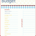 How To Setup A Spreadsheet For Household Budget Inside Awesome Monthly Budget Sheet  Cobble Usa