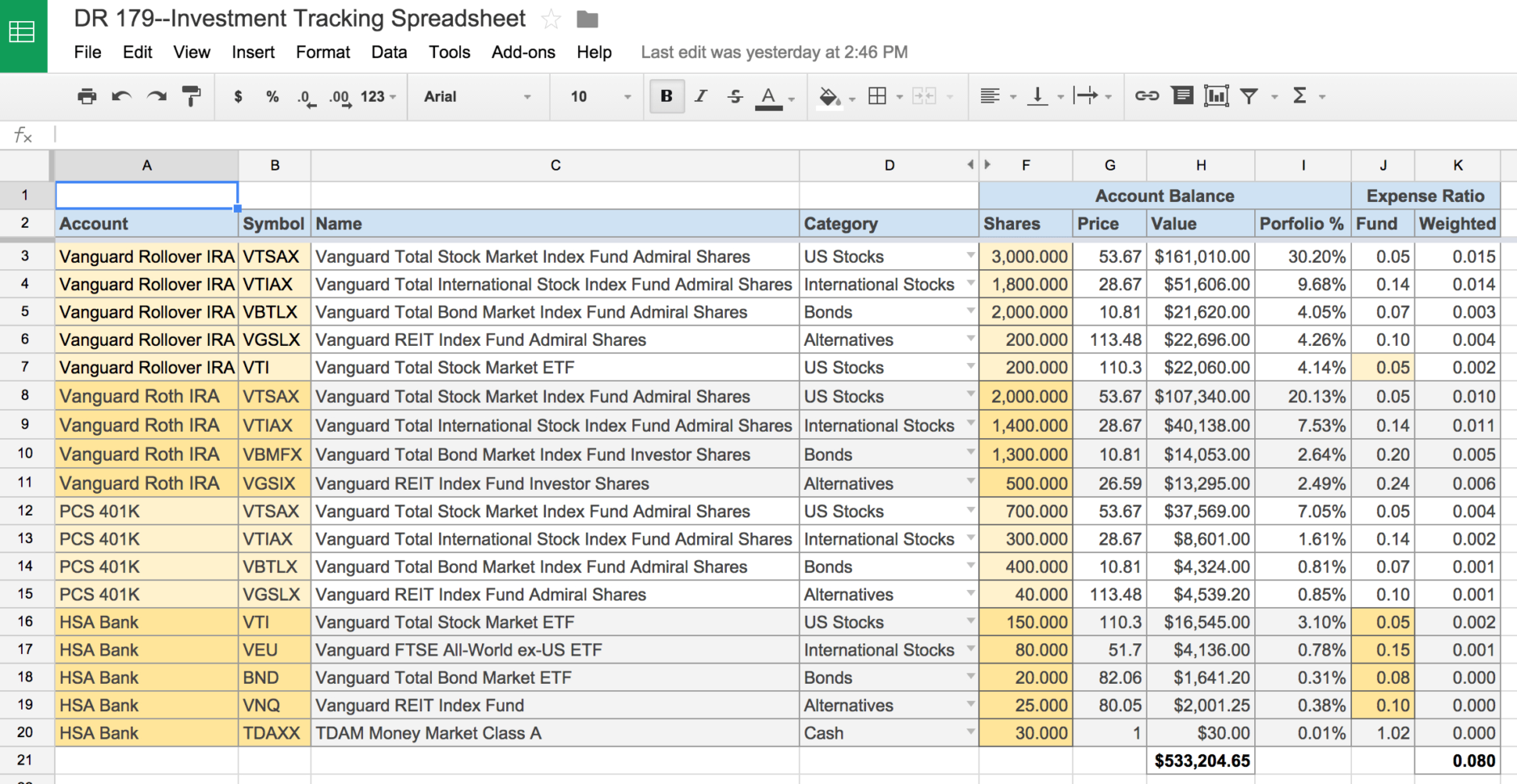 how-to-track-clients-with-a-spreadsheet-within-an-awesome-and-free-investment-tracking