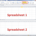 How To Use Microsoft Excel 2010 Spreadsheet intended for How Do I View Two Excel Spreadsheets At A Time?  Libroediting