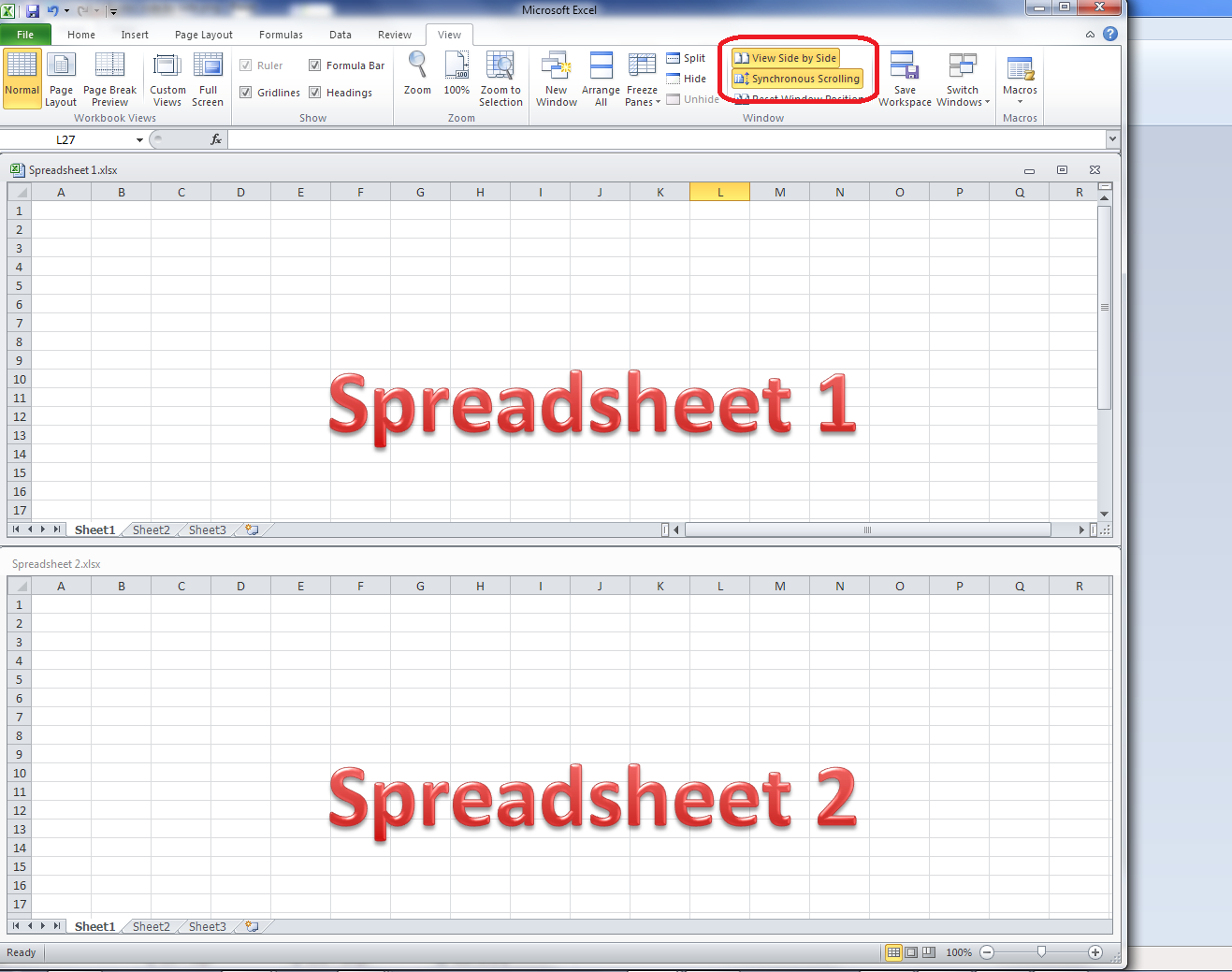 How To Use Microsoft Excel 2010 Spreadsheet intended for How Do I View ...
