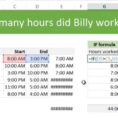 How To Work On Excel Spreadsheet Within Working Hours Calculation In Excel Sheet Work Calculator Spreadsheet