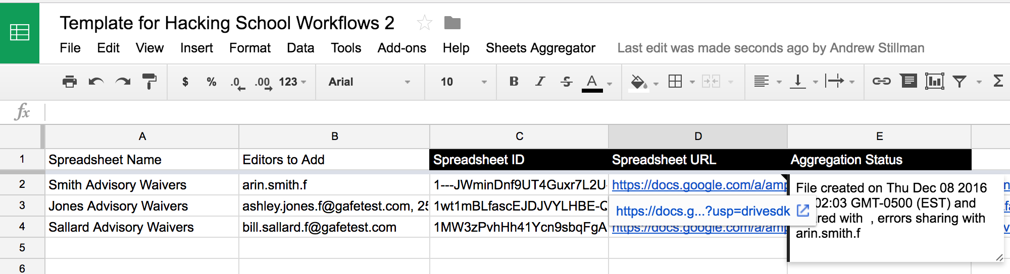 Https Docs Google Com Spreadsheets D Intended For Gsheetsutils Tutorial: Writing And/or Appending Data To A Sheet