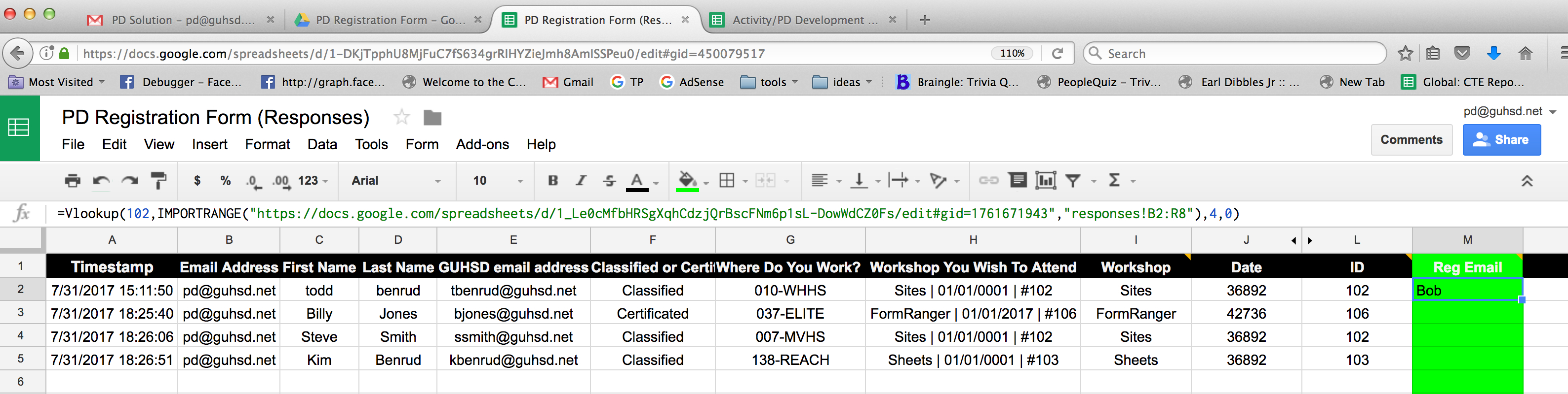 Https Docs Google Com Spreadsheets D Within Google Sheets  Vlookup Using Cell Reference With Importrange Gives