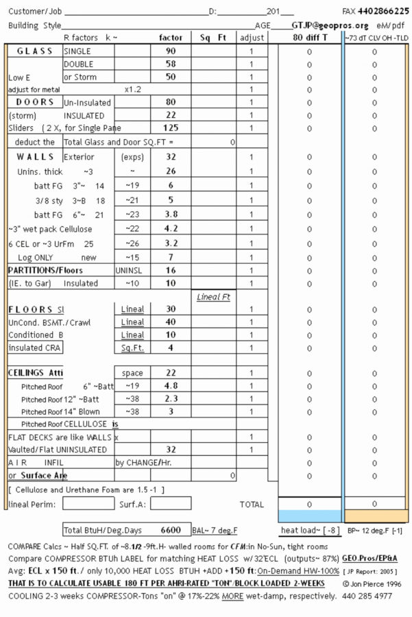 Hvac Load Calculation Spreadsheet Google Spreadshee hvac load ...