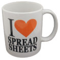 I Love Spreadsheets Gifts Intended For I Heart Spreadsheets Mug I Love Spreadsheet Novelty Gift Present  Ebay
