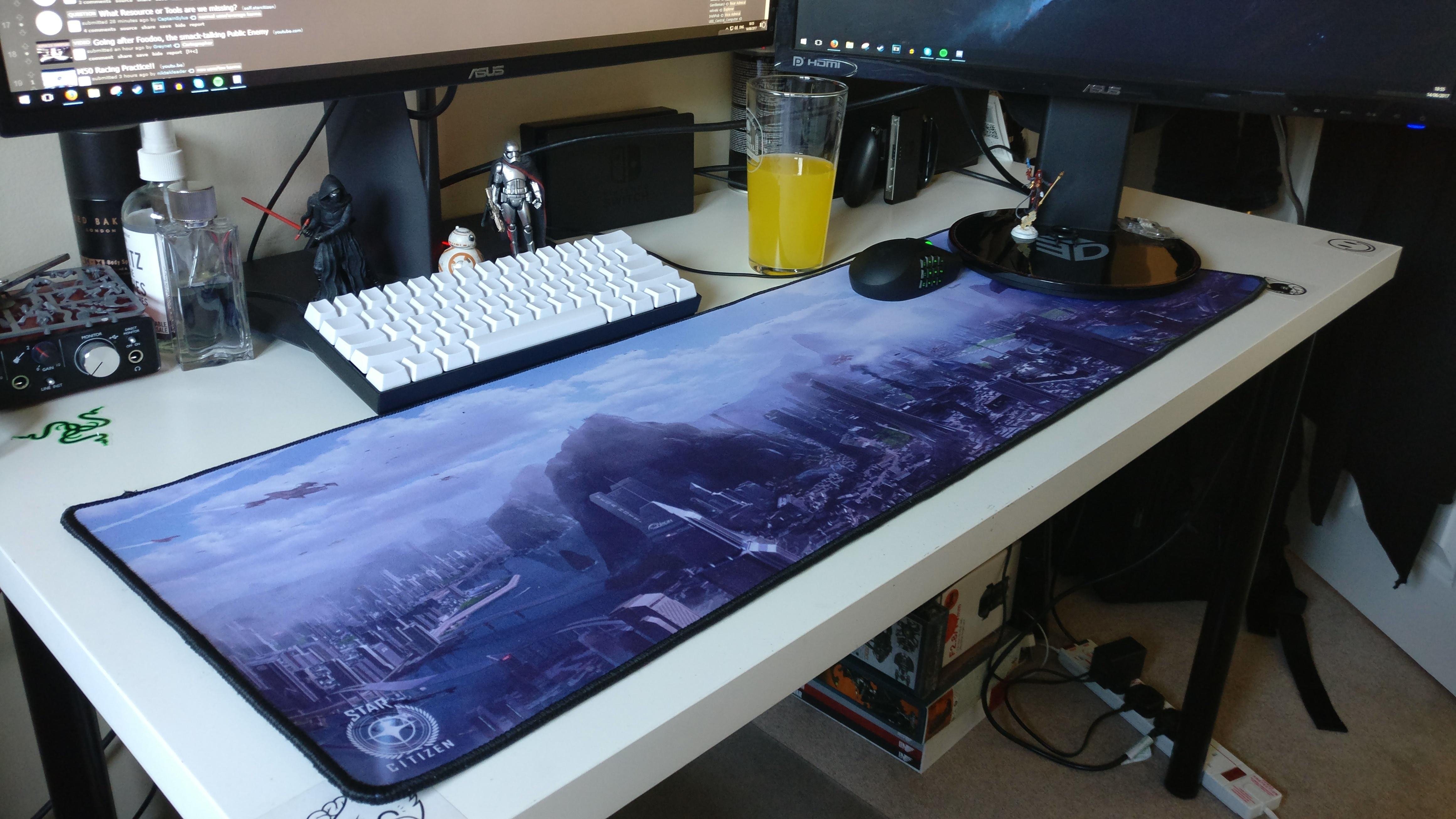 I Love Spreadsheets Mouse Mat Intended For The Mouse Mats Are Huge! Thanks Cig : Starcitizen