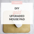 I Love Spreadsheets Mouse Mat pertaining to Diy Gold Upgraded Mouse Pad – And Possibly Dinosaurs