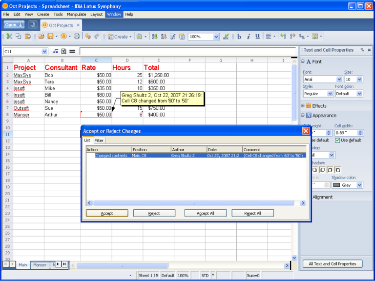 Ibm Lotus Spreadsheet In Taking A Look At Ibm Lotus Symphony ...