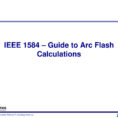 Ieee 1584 Arc Flash Hazard Calculator Excel Spreadsheet In Updates On Code Revisions  Ppt Download
