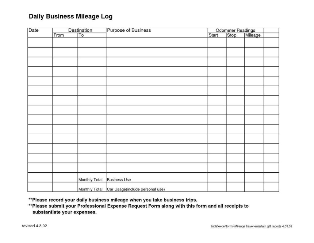 Ifta Mileage Spreadsheet With Ifta Spreadsheet Free Mileage Excel Sheet And Sample Worksheets