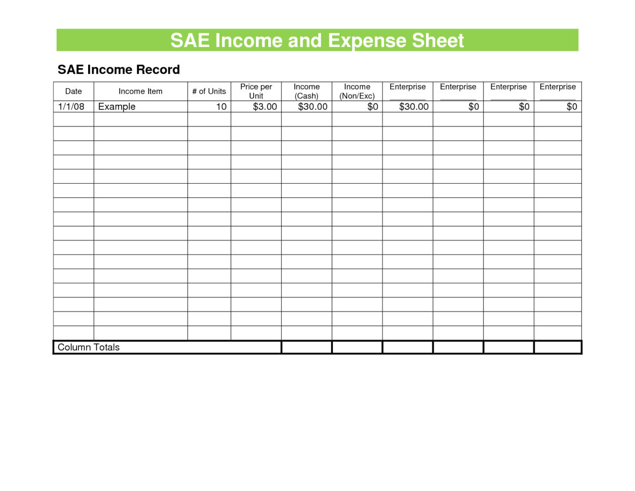 Income And Bills Spreadsheet In Expenses Sheet Template Pics Expense For Small Business Balance Free