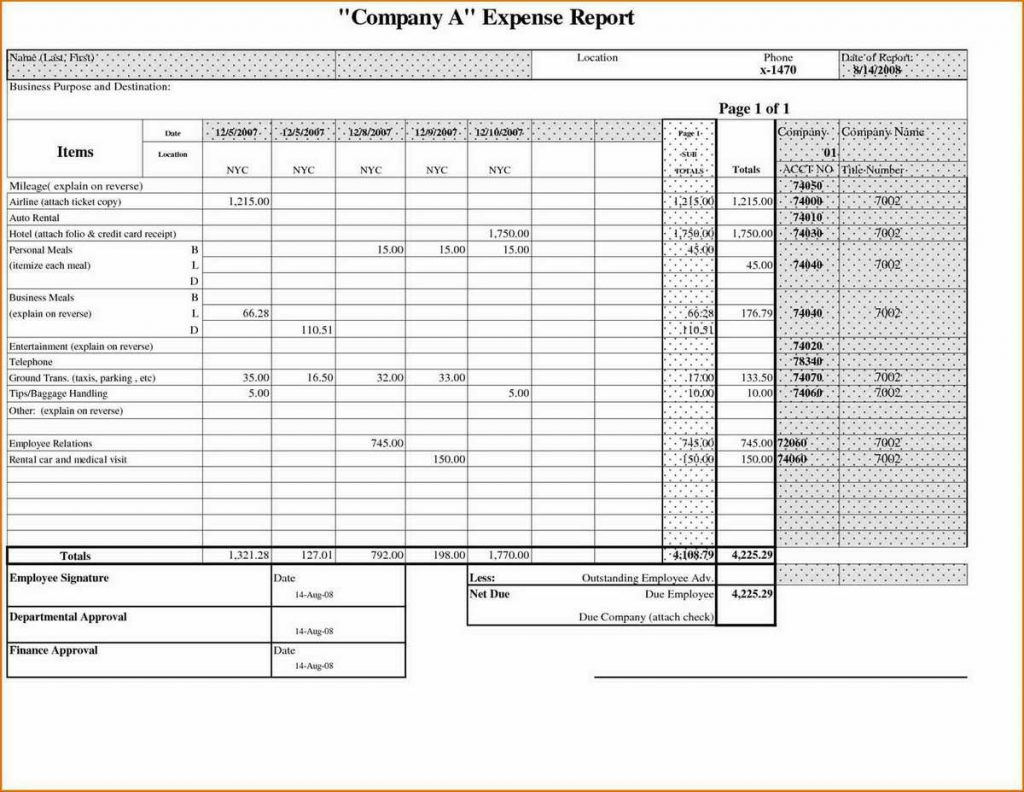 excel spreadsheet to track income and expenses