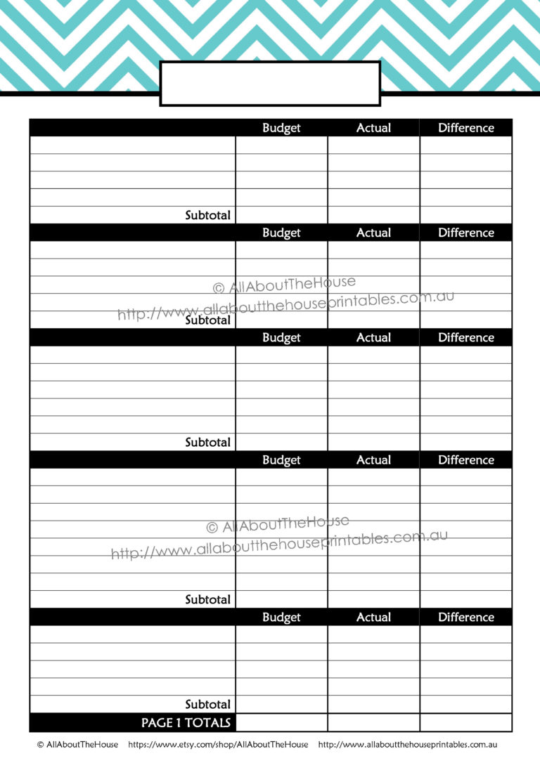 Income Planner Spreadsheet with Printable Budget Planner/finance Binder ...