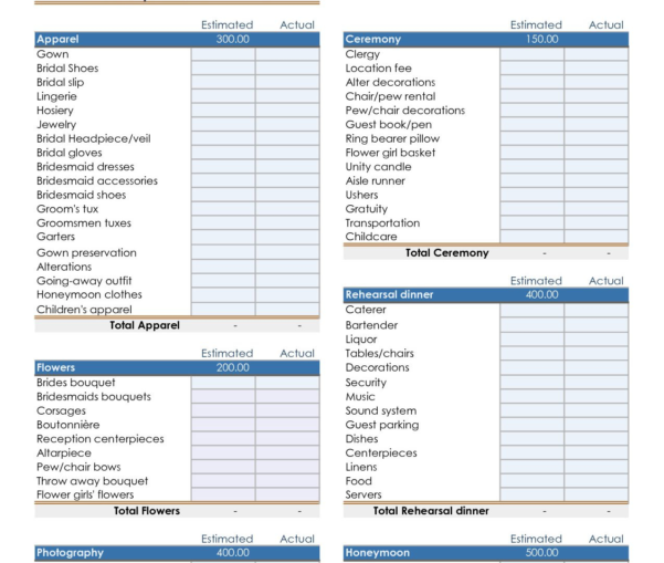 Indian Wedding Checklist Excel Spreadsheet Spreadsheet Downloa indian ...