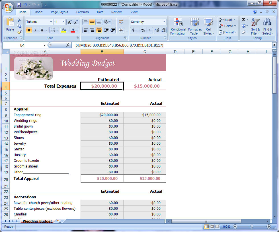 Indian Wedding Expenses Spreadsheet with Wedding Expenses List Spreadsheet  Homebiz4U2Profit