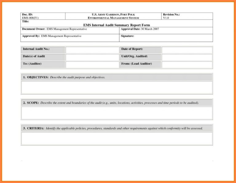 Internal Audit Tracking Spreadsheet pertaining to Compliance Audit ...