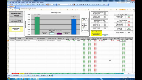 Inventory And Sales Spreadsheet for Excel Template For Inventory ...