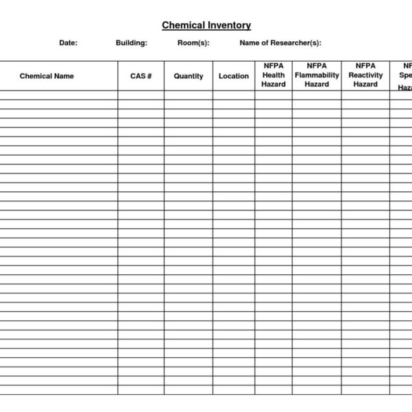 Inventory List Excel Spreadsheet Templates Google ...