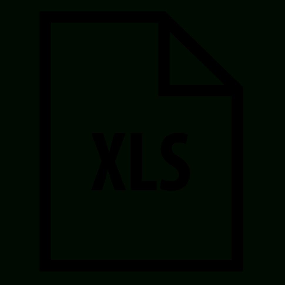 Iphone Spreadsheet Free With Regard To Xls Icon  Free Download, Png And Vector