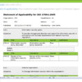 Iso 27001 2013 Risk Assessment Spreadsheet For Iso Risk Assessment Template 148604 Statement Of Applicability Index