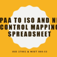 Iso 27002 Controls Spreadsheet Inside Hipaa Mapping To Iso 27002 And Nist 80053 Controls – Awareness