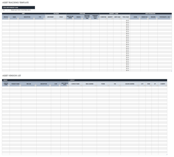 It Asset Tracking Spreadsheet With Free Excel Inventory Templates With Asset Tracking 4079