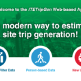 Ite Parking Generation Spreadsheet Throughout Itetripgen Webbased App