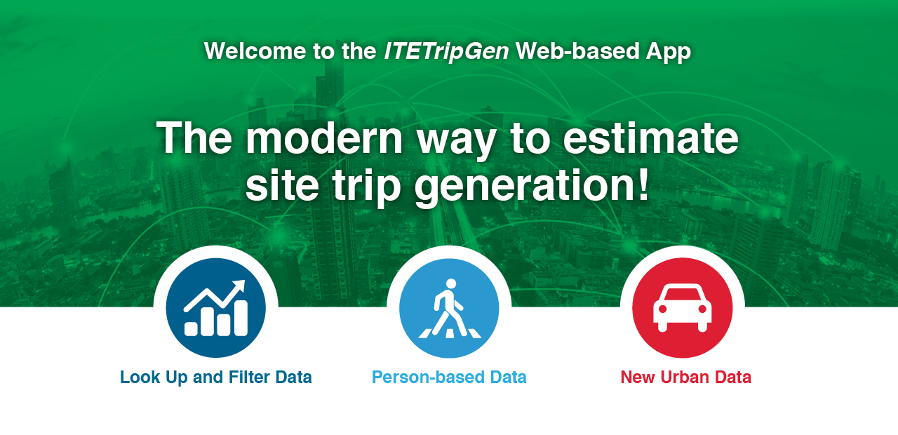 Ite Trip Generation 10Th Edition Spreadsheet For Itetripgen Webbased App
