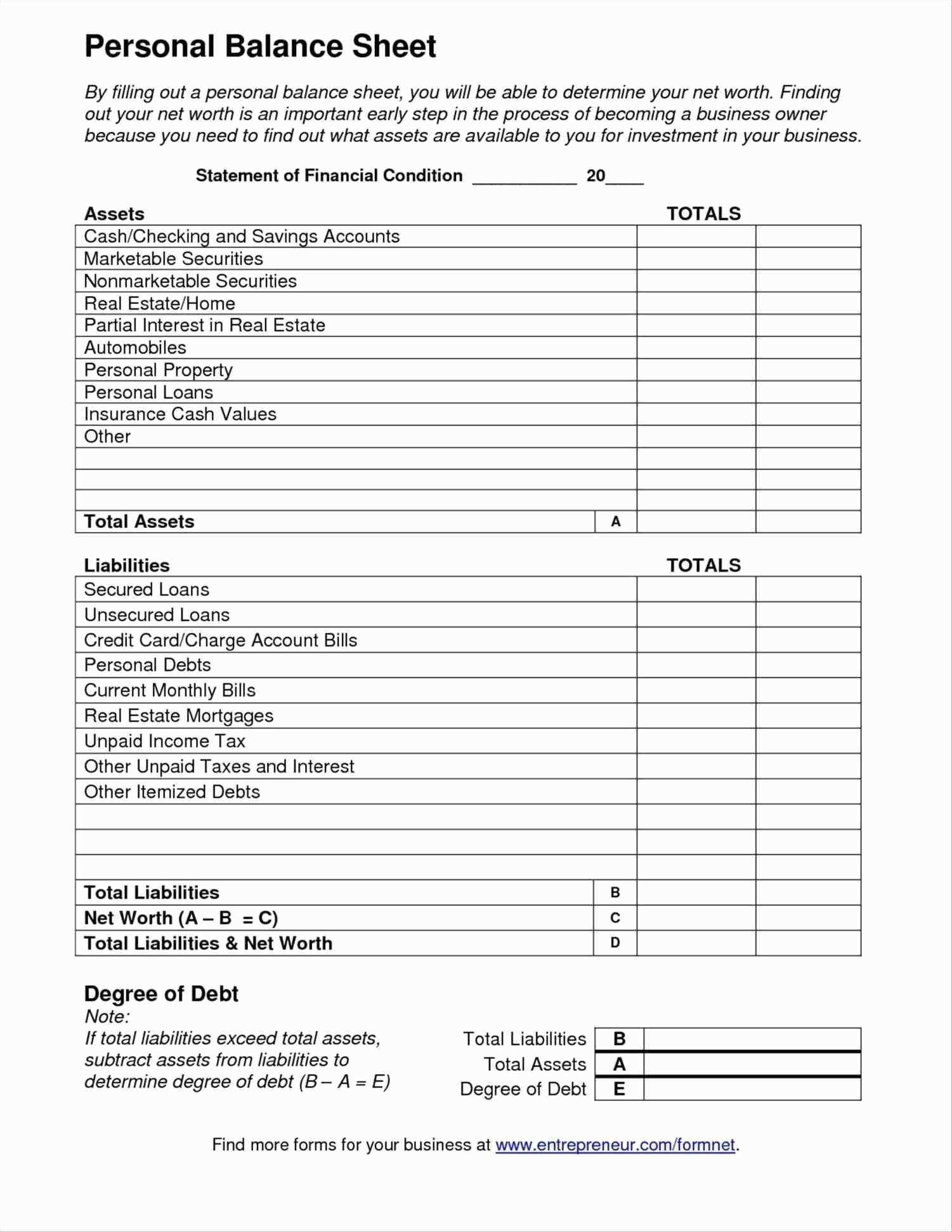 free typeable printable business itemizing expense sheets
