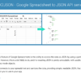Javascript Spreadsheet Api With Gsx2Json Google Spreadsheet To Json Api Service Js Plugins Node