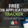Job Application Tracker Spreadsheet Pertaining To Job Application Tracker  Free Pdf  Excel Job Application Tracker