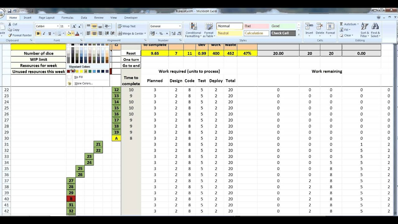 Kanban Metrics Spreadsheet Inside Kanban Spreadsheet On How To Make An Excel Spreadsheet Google