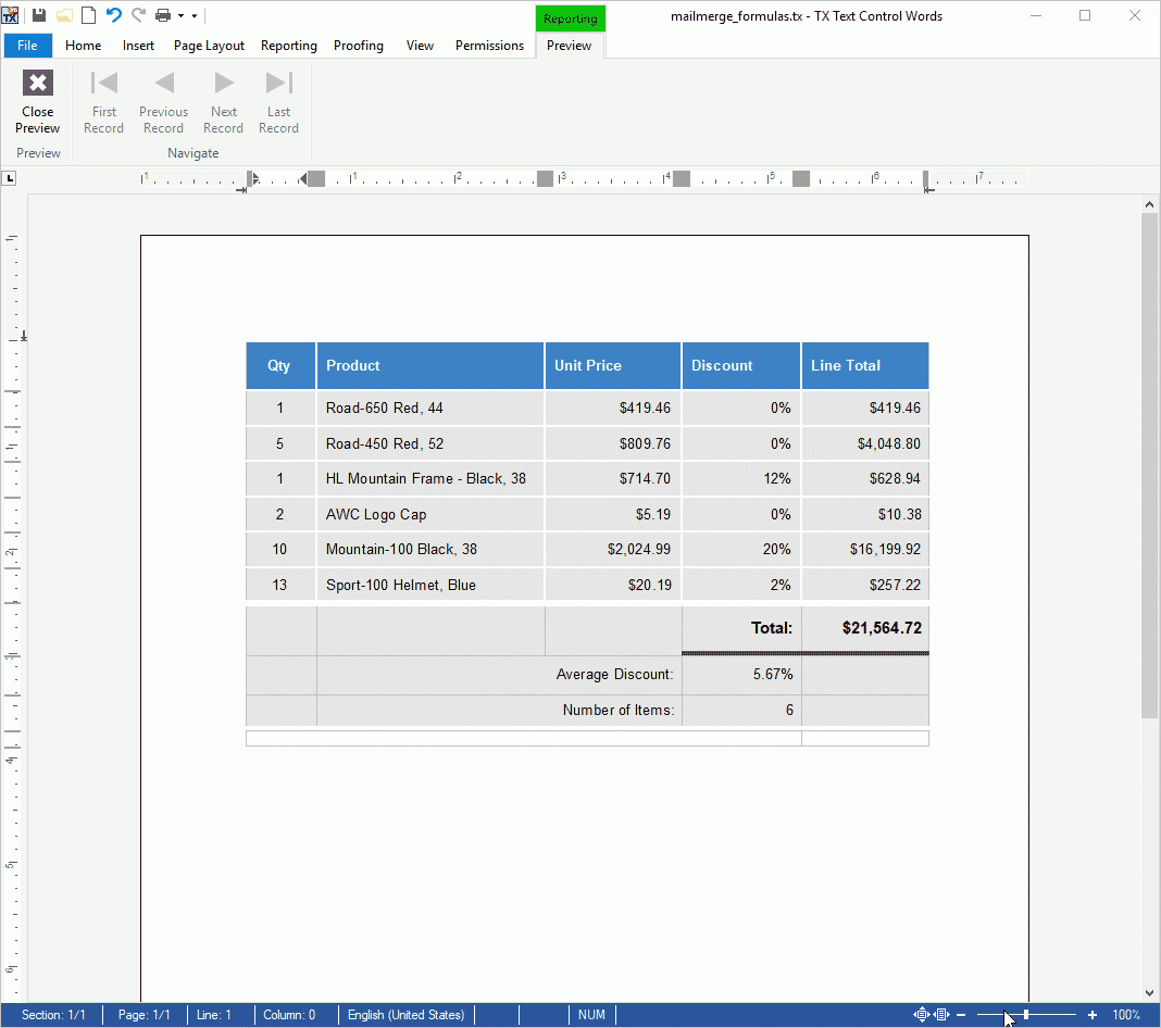 Key Spreadsheet Controls In Tx Text Control  For Windows Forms :: What's New In X16