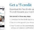 Kindle Spreadsheet App With Highly Ymmv] Amazon: $5 Credit For Downloading Free Kindle App
