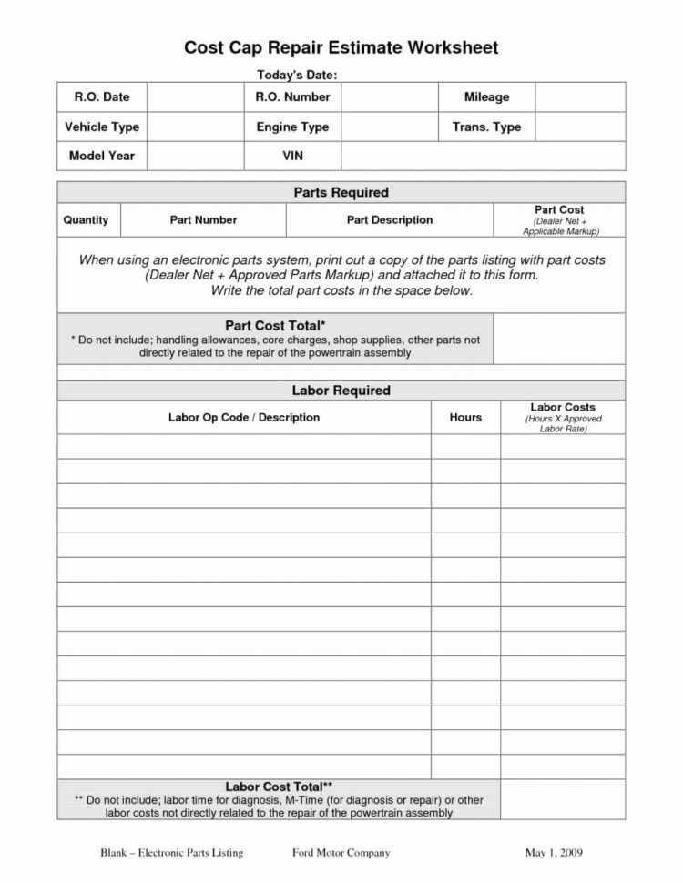 Labor Hour Tracking Spreadsheet With Construction Estimate Worksheet 