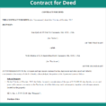 Land Contract Payment Spreadsheet Pertaining To Land Contract Forms  Free Contract For Deed Form Us  Lawdepot