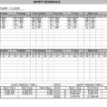 Landscaping Spreadsheet Regarding Document Template Employee Shift Scheduling Spreadsheet Excel For