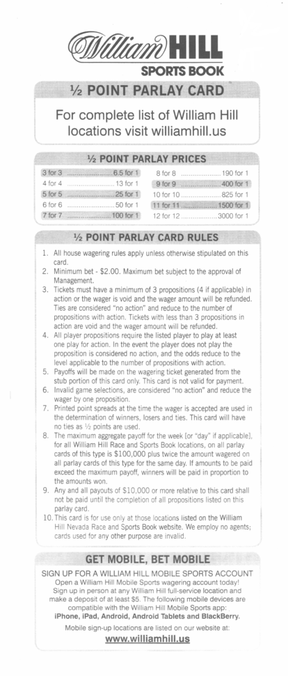 Las Vegas Nfl Spreadsheet Pertaining To Parlay Bets In The Nfl