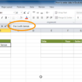 Learning To Use Excel Spreadsheets For Excel Tutorial: How To Enter Data In Excel