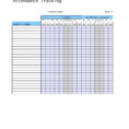 Leave Of Absence Tracking Spreadsheet In 40+ Free Attendance Tracker Templates [Employee, Student, Meeting]