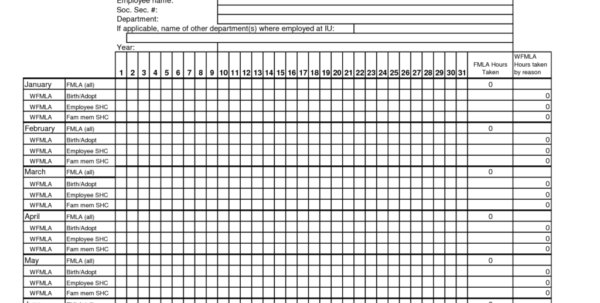 Leave Of Absence Tracking Spreadsheet Spreadsheet Downloa leave of ...