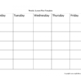 Lesson Plan For Excel Spreadsheet Inside 001 Weekly Lesson Plan Template ~ Ulyssesroom