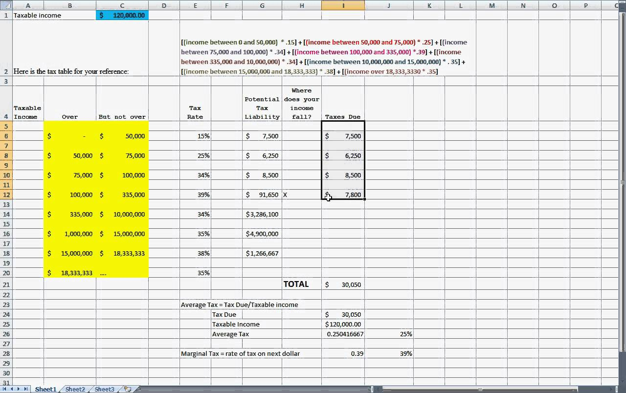 Limited Company Tax Calculator Spreadsheet db excel com
