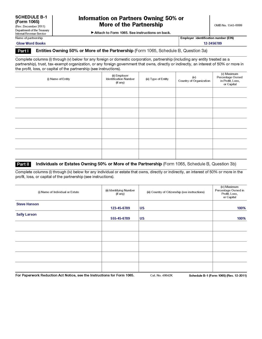 Llc Capital Account Spreadsheet for How To Fill Out An Llc 1065 Irs Tax Form