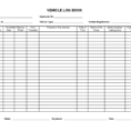 Log Book Spreadsheet with Sample Vehicle Log Sheet  Kasare.annafora.co