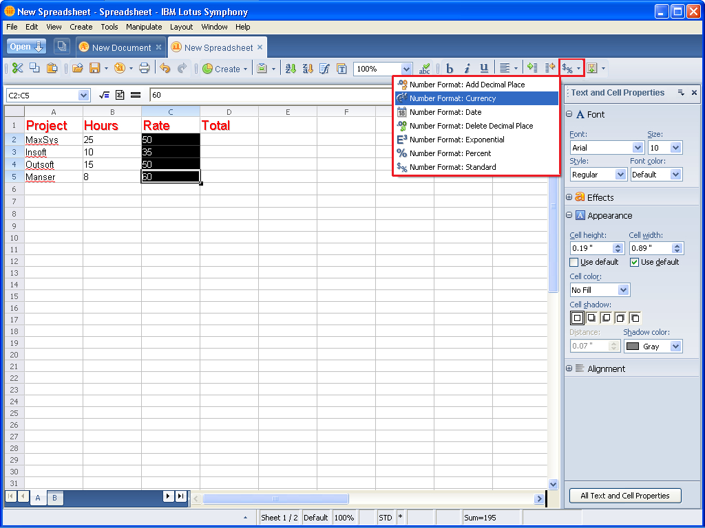 Lotus Spreadsheet With Regard To Taking A Look At Ibm Lotus Symphony Spreadsheets  Page 3  Techrepublic