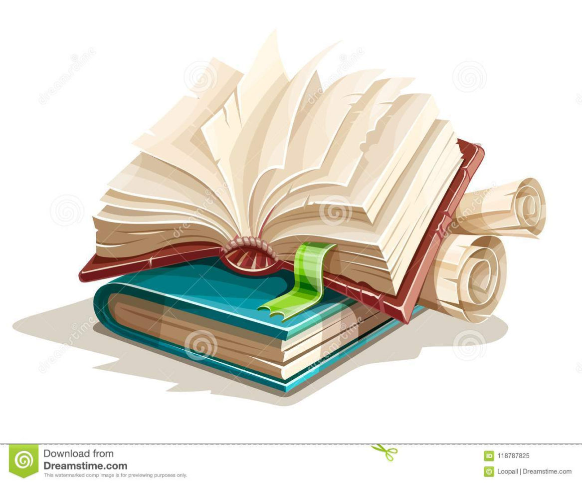 Magic Spreadsheet Throughout Magic Books Spreadsheet From Fairy Tale Stock Vector  Illustration