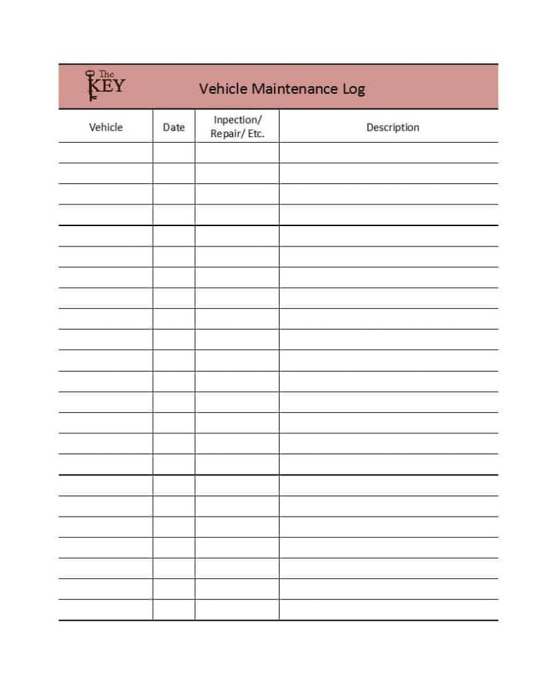 Maintenance Log Spreadsheet Regarding 40 Printable Vehicle Maintenance Log Templates Template Lab Maintenance Log Spreadsheet Regarding 40 Printable Vehicle Maintenance Log Templates Template Lab