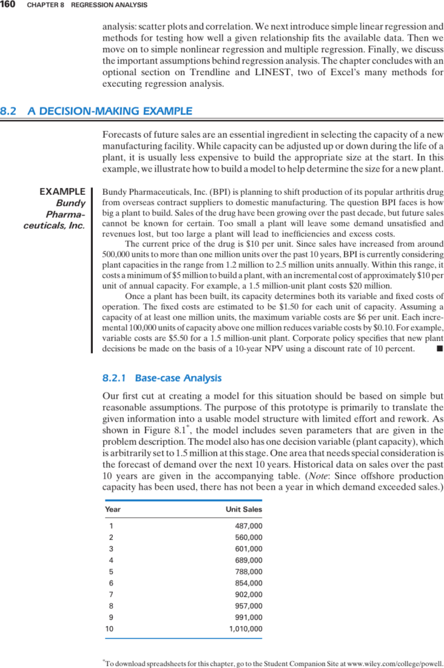 Management Science The Art Of Modeling With Spreadsheets For A Decisionmaking Example  Management Science: The Art Of Modeling